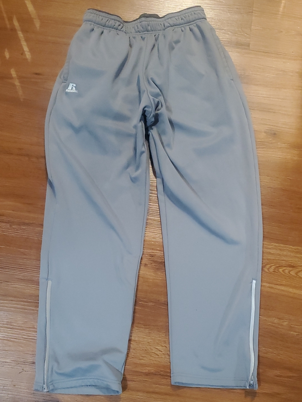 Russell Athletic Light Gray Men's Jogger Track Pants